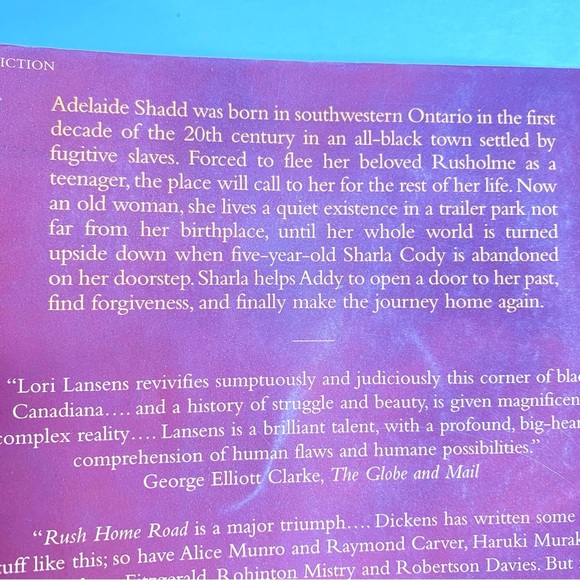 Rush Home Road Book by Lori Lansens - Picture 6 of 6